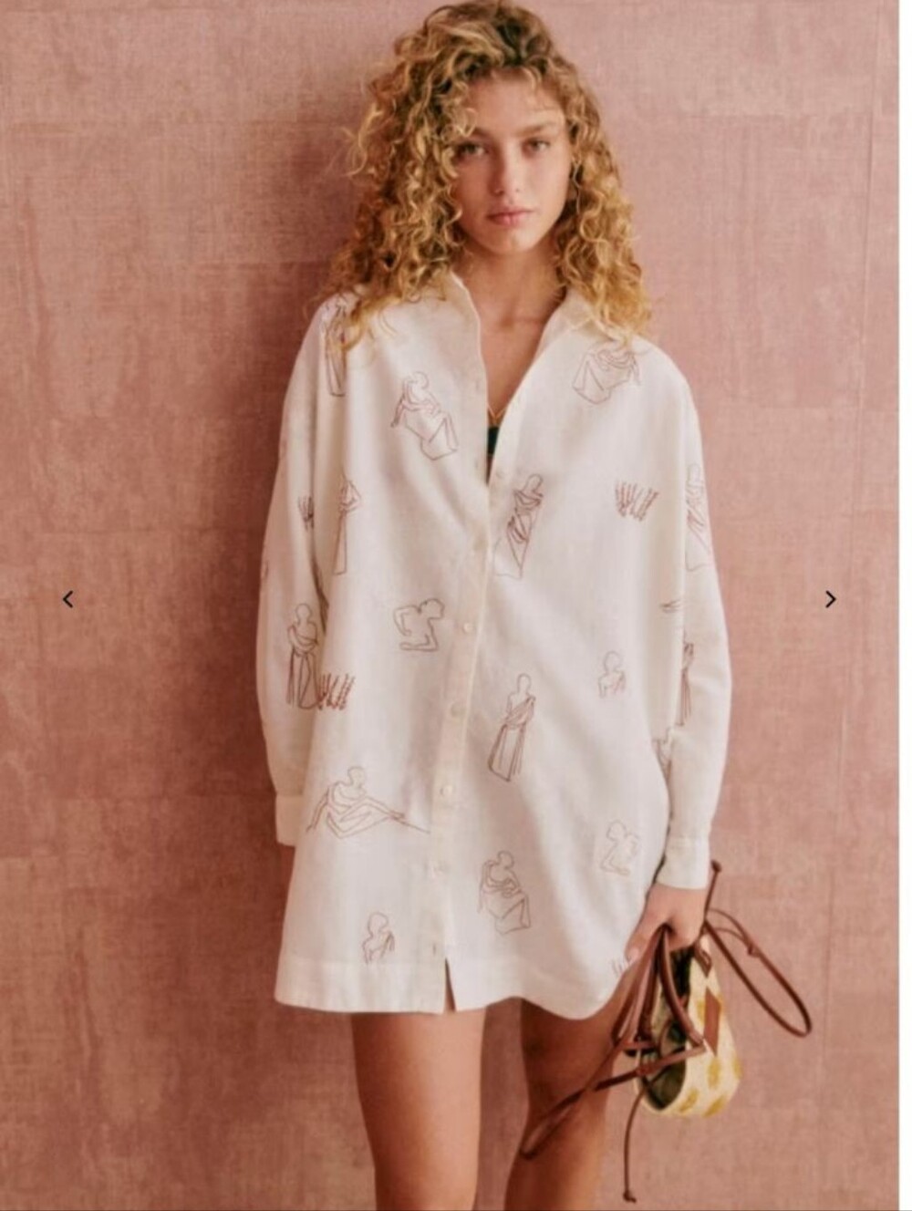 *NWT* [Sezane] Roberto Ruspoli Maxina Dress in Earth-colored Muses, Size 6